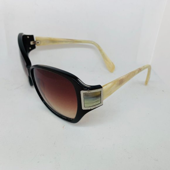 Oliver Peoples Brown White Ilsa Sunglasses - Picture 3 of 7